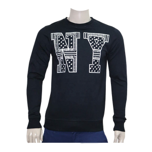 Sudadera de cuello redondo para hombre Diseño de logotipo personalizado de moda Sudaderas y sudaderas para hombre - Product Image 4