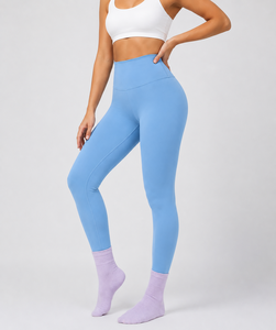 Legging Yaga pour femme, taille haute, effet ventre plat, compression, pantalon de yoga, doux, extensible, athlétique, pour la gym et le sport - Product Image 5