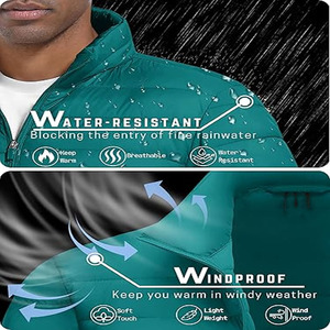 Nouvelle veste à bulles pour homme, nouveau design, grande taille, manches longues, veste matelassée en duvet pour homme - Product Image 2
