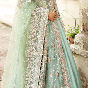 Nuevo Vestido de Encaje Bordado con Cuentas y Rayas Verticales de Diseño Sólido a la Moda, Vestido de Novia Francés a Precio Económico - Product Image 4