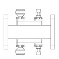 Coupleur directionnel RF WAVEGUIDE, série WDHCx, double direction, 1,70-110 GHz, montage sur bride, haute directivité, facteur de couplage 30-60 dB