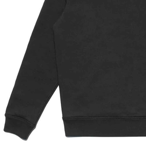 Custom <b>Men's</b> & Women's Cotton Pullover Hoodie Heavyweight Oversized Woven Fabric Regular Fit Eco-Friendly Streetwear <b>Black</b> - Product Image 5