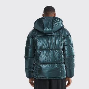 Veste matelassée haut de gamme pour hommes, OEM ODM, logo personnalisé, fournisseur de vestes d'hiver tendance, veste d'hiver coupe-vent, fabrication en usine - Product Image 2