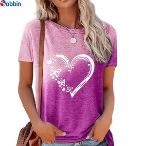 Camiseta Holgada Estampada para Mujer, Proveedor de Camisetas Personalizadas al por Mayor, Camisetas de Algodón Estampadas por Sublimación para Unisex, Fabricante de Camisetas Lisas - Product Image 2