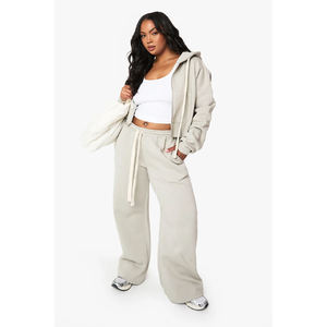 Ensemble sweat-shirt et pantalon de jogging pour femme, style streetwear, joggers épais, ensembles sweat-shirt et pantalon de jogging pour femme - Product Image 1