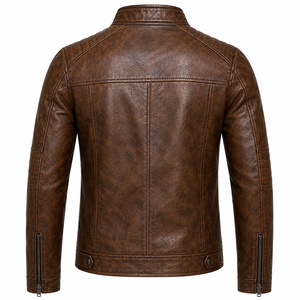 Wholesale Genuine Leather <b>Jackets</b> Manufacturer Premium Fashion Apparel Supplier OEM ODM Private Label Custom <b>Biker</b> <b>Jackets</b> - Product Image 2
