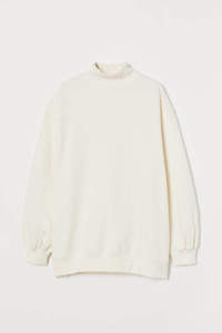 Wholesale Women's Oversized <b>Fit</b> Custom Soft Fleece <b>Jumper</b> Winter Autumn Mock Neck Sweatshirts Custom Logo Printing Streetwear - Product Image 2