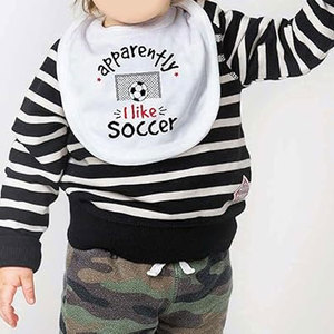 Baberos de Fútbol para Bebés, Baberos de Microfibra Suave con Temática de Fútbol para Niños y Niñas, Absorbentes y Cómodos para la Alimentación - Product Image 4