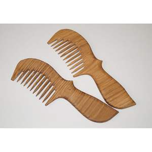 Peigne à cheveux en bois naturel écologique Brosse à cheveux en bois pour hommes et femmes Artisanat en bambou et en bois - Product Image 6