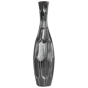 Florero de metal de diseño contemporáneo, centro de mesa decorativo para el hogar, duradero, elegante, con acabado premium y diseño artístico. - Product Image 2