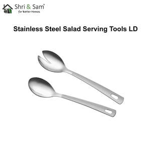 Outils de service à salade en acier inoxydable LD - Product Image 2