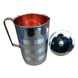 Carafe à eau en cuivre antique de qualité supérieure, ensemble classique, carafe à eau froide 100% cuivre avec un design élégant pour les événements en plein air - Product Image 2