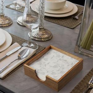 Premium Solid Wood Tabletop Storage Tray Decorative Organizer for Dining <b>Table</b> Kitchen Counter Coffee <b>Table</b> Bathroom <b>Vanity</b> Home - Product Image 3