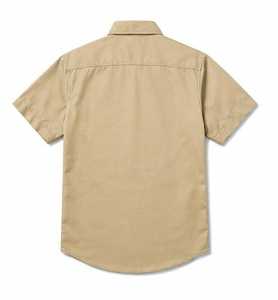 เสื้อเชิ้ตทำงานแขนสั้นคุณภาพสูงสำหรับผู้ชาย ทรงปกติ - Product Image 4