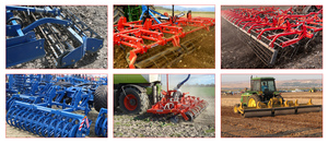 Piezas de cultivador Rodillo de anillo en U para plantación de filas dobles con raspador de marco de soporte de rodillo - Product Image 6