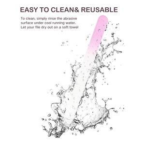 Professional <b>Nail</b> Filer Washable <b>Nail</b> <b>File</b> for Natural <b>Nails</b> Acrylic <b>Nails</b> Gel <b>Nails</b> and Salon Use - Product Image 3