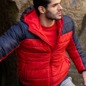 Veste d'hiver matelassée élégante et légère à capuche pour homme, doudoune épaisse et rembourrée pour homme - Product Image 5