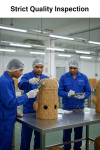 Escultura de Cactus de Jacinto de Agua Tejida a Mano, Adorno de Mimbre Natural y Seagrass para Decoración del Hogar, Ecológico y Hecho a Mano - Product Image 4