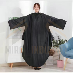 Cape de Coiffure Professionnelle Personnalisée avec Logo, Imperméable, Lavable, en Polyester, pour Salon de Coiffure, Uniforme de Travail - Product Image 3