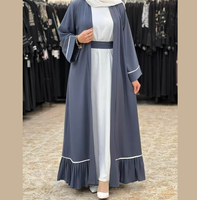 Nouvelle Abaya musulmane au prix de gros pour femmes de Dubaï, en polyester respirant, style vintage, haute qualité, personnalisable, fabriquée au Pakistan