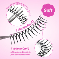 MAGEFY Vente en gros de faux cils de haute qualité, super doux, naturellement recourbés, faux cils en vison 3D européens et américains