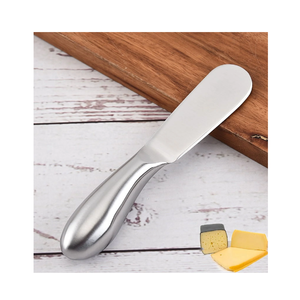 Stainless Steel Butter Dinner <b>Knives</b> Matte Finish Tableware Used Butter Spreader Dinner <b>Knife</b> Best Price - Product Image 1
