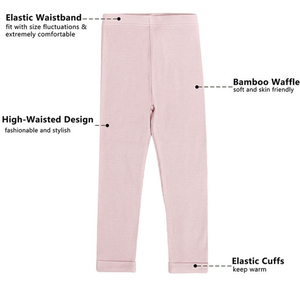 Leggings de sport pour enfant, doux, vintage, très extensibles, respirants, coupe ajustée, 100% coton, écologiques, séchage rapide, pour yoga et gym - Product Image 6