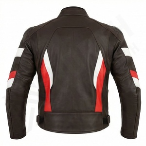 Chaqueta de Motociclista de Cuero Genuino para Hombre de la Mejor Calidad, Nueva Colección de Invierno, Chaquetas de Motocicleta con Protecciones Desmontables Personalizadas - Product Image 2
