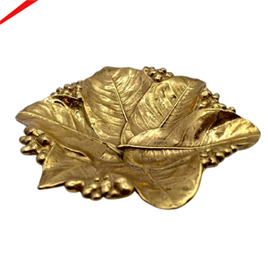 Plateau de service en métal de petite taille au design fabuleux avec poignée en cuir, forme carrée, plateau de service pour les sucreries pour les événements - Product Image 3
