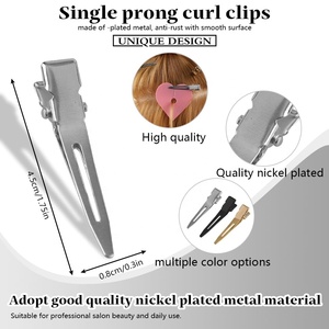 Kit d'outils pour extensions de cheveux, pinces métalliques, ciseaux, clips, ensemble d'installation et de retrait pour usage professionnel - Product Image 5