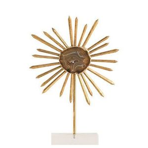 Nueva Escultura Circular de Mármol Verde, Base Decorativa para Decoración de Hogar u Oficina de Lujo - Product Image 6