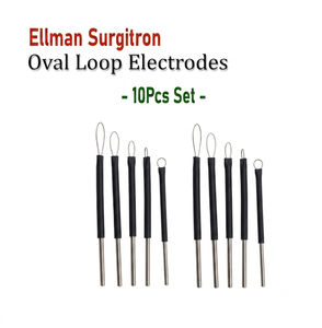 Lot de 10 électrodes ovales de type Ellman Surgitron, pointe en acier inoxydable, instruments chirurgicaux électrochirurgicaux réutilisables - Product Image 2