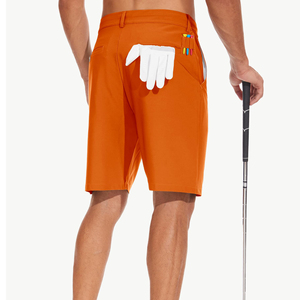 Shorts de golf pour hommes 100% polyester, respirants, légers, à séchage rapide, avec taille élastique, pour un usage décontracté en plein air, shorts de golf pour hommes - Product Image 2