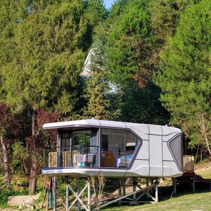 Ammobiliato contenitore modulare per il parco di divertimenti Mobile roulotte Villa case impermeabile per ufficio cucina camera da letto uso negozio - Product Image 4