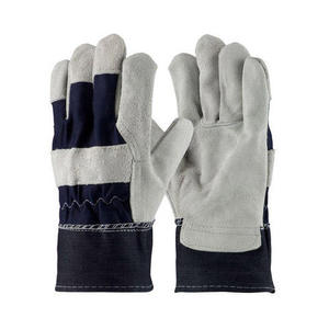 Guantes de Trabajo de Cuero Vacuno Resistentes con Palma de Cuero Doble, Impresión Personalizada, Resistentes al Calor, Guantes de Seguridad de 12 Pulgadas - Product Image 5
