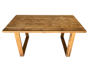 Table basse en bois d'orme recyclé de style indien antique, table à manger de qualité en bois d'orme récupéré pour restaurant - Product Image 2