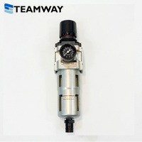 TEAMWAY PC4010 Unité FRL, Filtre-régulateur PW4000, Lubrificateur PL4000, Port G 1/2'', Pression 0,5-8,7 Kgf/cm, Résistance 15 Kgf/cm