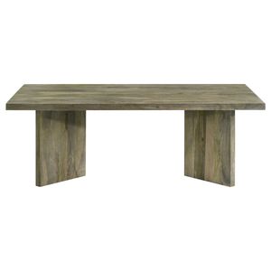 Tavolino da Caffè Rettangolare Donovan in Legno Massello Marrone Mango - Product Image 3