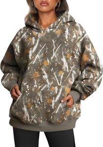 Sudadera con Capucha Extra Grande Unisex con Bolsillo, Estampado por Sublimación, Estilo Casual, Corte Regular, 100% Poliéster, Felpa Francesa, Ropa de Otoño - Product Image 4