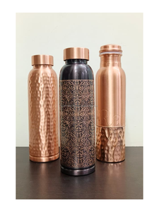 <b>Milton</b> Hammered Copper Eco-Friendly Customized <b>Water</b> <b>Bottle</b>-Large Capacity & Portable for Dining - Product Image 6