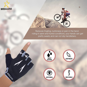Cycling Gloves <b>Half</b> Finger Mountain Road Bike Cycle Gloves Anti <b>Slip</b> Shock Absorbing Padded MTB Bicycle Biking Gloves Sports - Product Image 3