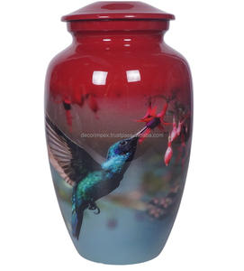 Urna Conmemorativa Moderna de Metal y Latón Hecha a Mano para Mesa, Interior y Exterior, para Guardar Cenizas de Cremación - Product Image 1