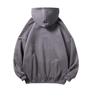 เสื้อฮู้ดลำลองผู้ชายทรงโอเวอร์ไซส์ แฟชั่นหลวมๆ สวมใส่สบาย ระบายอากาศได้ดี เหมาะสำหรับงานปาร์ตี้ สไตล์คนเมือง ใส่ได้ทุกวัน - Product Image 2