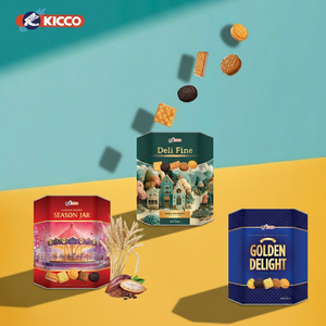 Assortiment de biscuits sucrés à la crème de vanille, café et cacao en boîte – Combo de biscuits de haute qualité – Produits malaisiens très demandés - Product Image 5