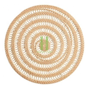 Décorations de table personnalisées de meilleur choix napperons ronds tissés en rotin de tailles variées tresse tressée en bambou pour Noël Vietnam - Product Image 1