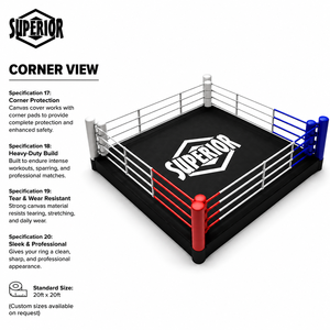Nouvelle housse de ring de boxe personnalisée de qualité supérieure avec logo imprimé, pour sol de ring de boxe - Product Image 3