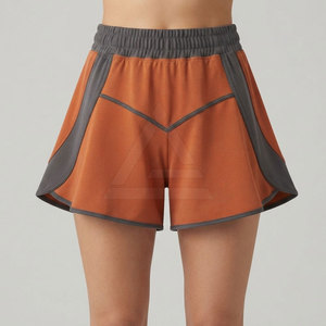 Pantalones Cortos Acampanados de Moda para Mujer con Abertura de Pierna Ancha, Cintura Elástica Completa, Tela Cómoda, Estilo Casual y Deportivo, Venta al por Mayor - Product Image 4