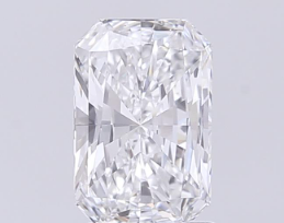 Diamante Cultivado en Laboratorio Ilois de 1.58 CT, Corte Radiante con Esquinas Redondeadas, Color D, Claridad VVS2, Tipo CVD IIa, Certificado IGI - Product Image 1