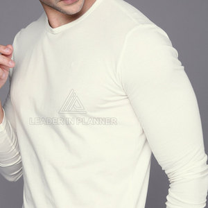 เสื้อยืดแขนยาวผ้าฝ้าย 100% สำหรับผู้ชาย สวมใส่สบายๆ รุ่นใหม่ล่าสุด ทรงหลวม พิมพ์ลาย เสื้อยืดแขนยาว ผลิตจากวัสดุคุณภาพดีที่สุด - Product Image 4