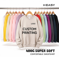 Sweat-shirt à capuche décontracté d'hiver 400 g/m² à prix abordable, streetwear confortable imprimé, vêtements de créateur personnalisés